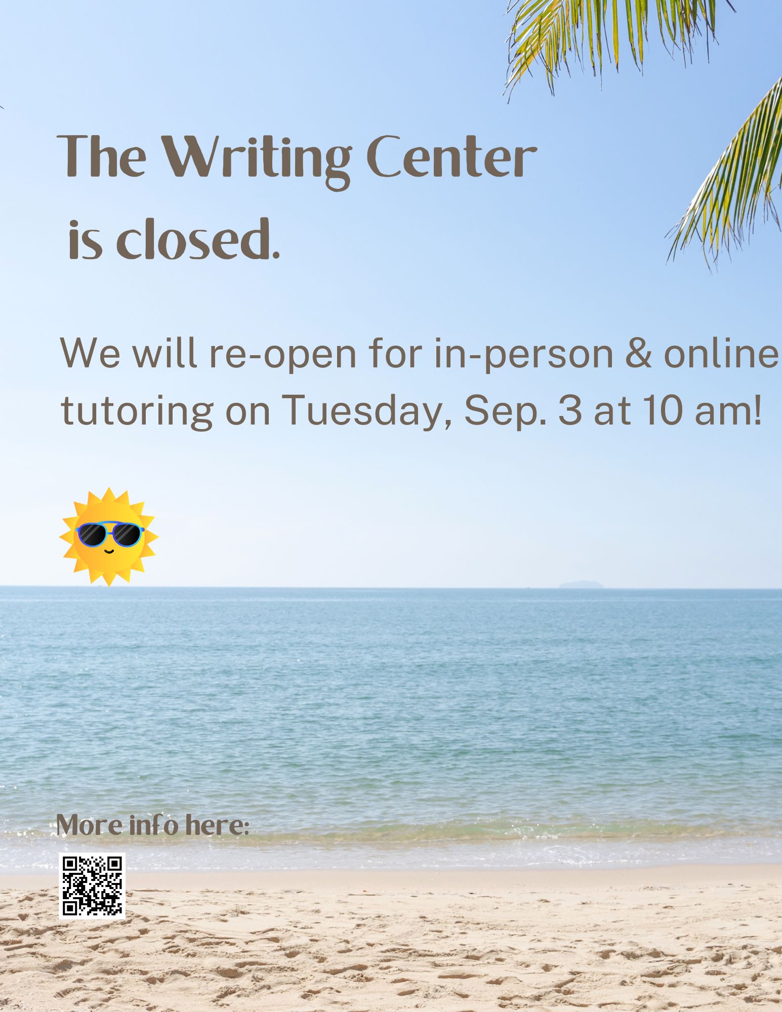 we are closed flyer